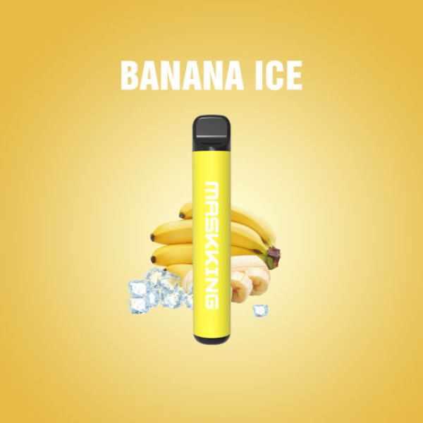 Одноразовая электронная сигарета Maskking High Pro Banana Ice (Ледяной Банан) 1000 затяжек в Иркутске