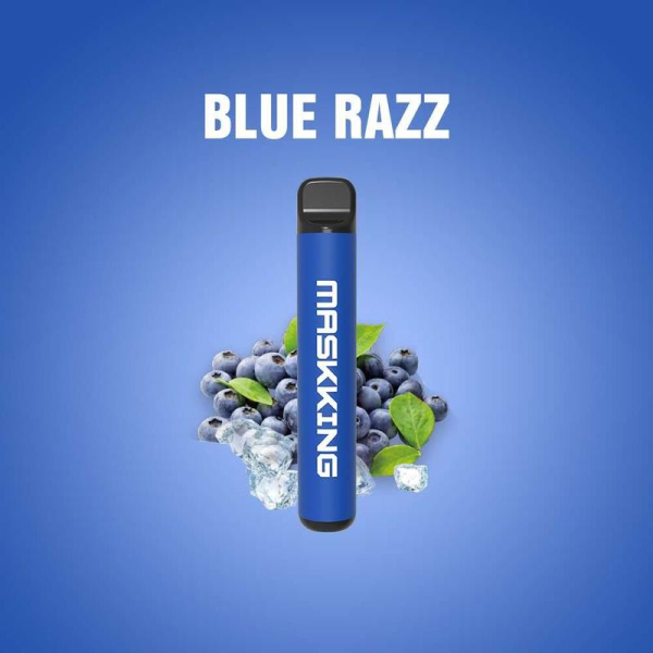 Одноразовая электронная сигарета Maskking High Pro Blue Razz (Черничный Рай) 1000 затяжек в Иркутске