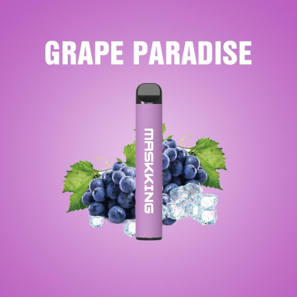 Одноразовая электронная сигарета Maskking High Pro Grape Paradise (Виноградный Рай) 1000 затяжек в Иркутске