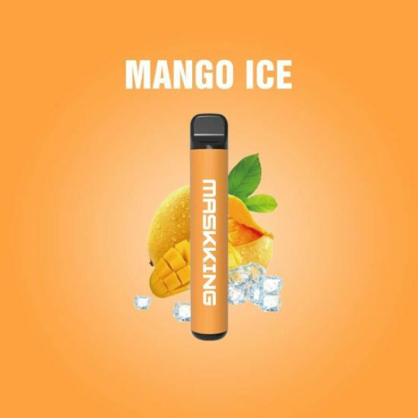 Одноразовая электронная сигарета Maskking High Pro Mango Ice (Манговый Лёд) 1000 затяжек в Иркутске