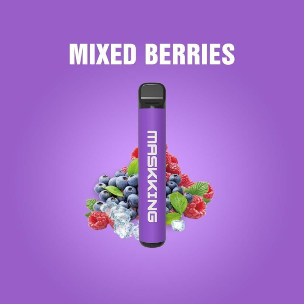 Одноразовая электронная сигарета Maskking High Pro Mixed Berries (Ягодный Рай) 1000 затяжек в Иркутске