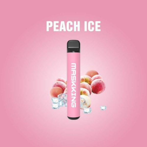 Одноразовая электронная сигарета Maskking High Pro Peach Ice (Персиковый Рай) 1000 затяжек в Иркутске