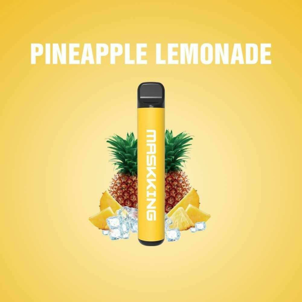 Одноразовая электронная сигарета Maskking High Pro Pineapple Lemonade (Ананасовый Лёд) 1000 затяжек в Иркутске