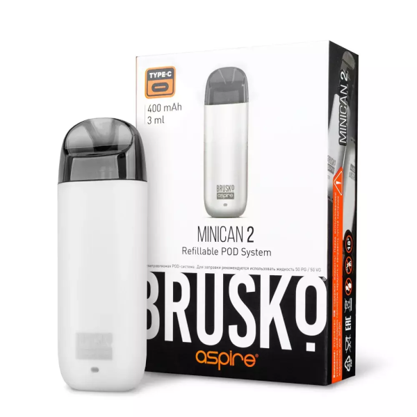 Brusko MINICAN 2 (400 мАч, Белый) в Иркутске