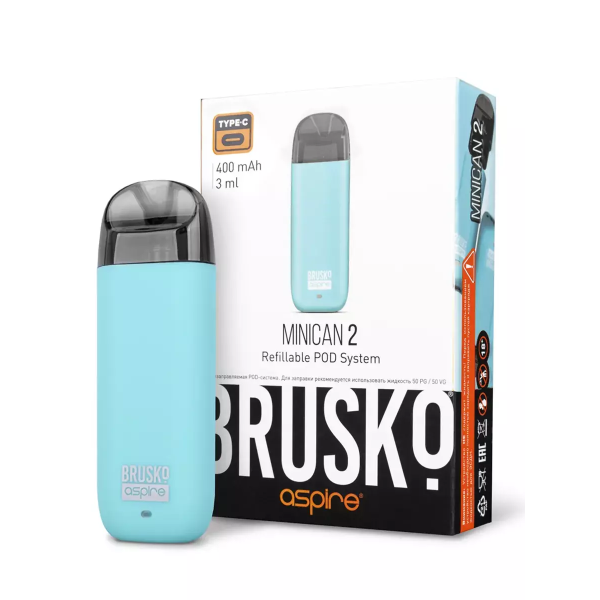 Brusko MINICAN 2 (400 мАч, Бирюзовый) в Иркутске