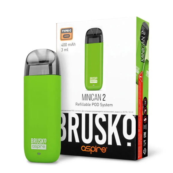 Brusko MINICAN 2 (400 мАч, Зеленый) в Иркутске