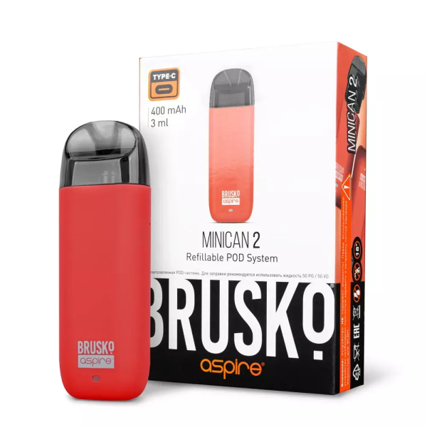 Brusko MINICAN 2 (400 мАч, Красный) в Иркутске