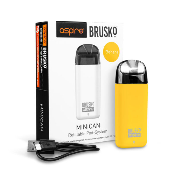 Brusko MINICAN plus (850 мАч, Желтый) в Иркутске