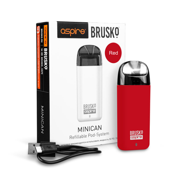 Brusko MINICAN plus (850 мАч, Красный) в Иркутске