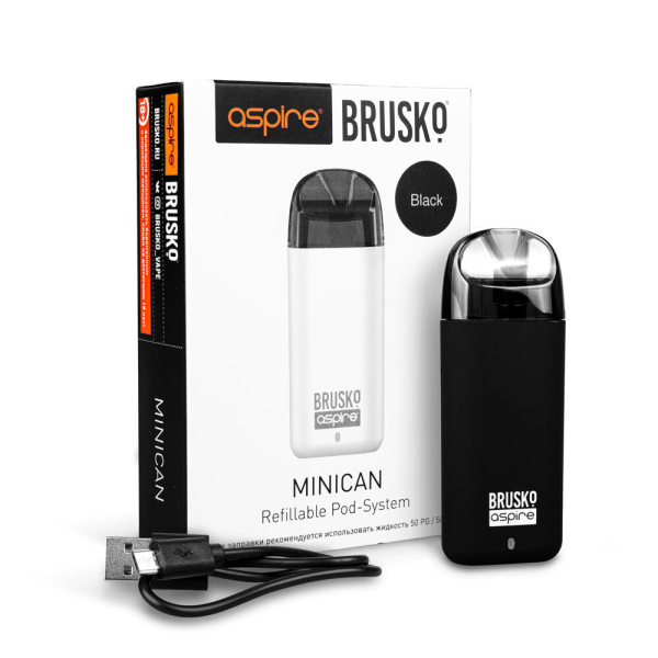 Brusko MINICAN plus (850 мАч, Черный) в Иркутске