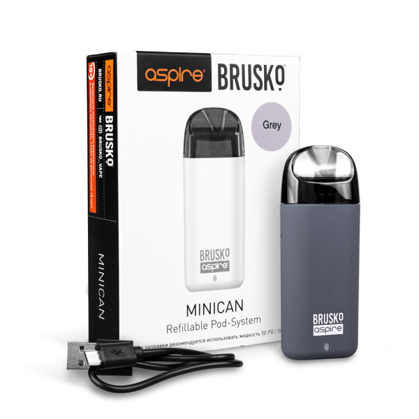 Brusko MINICAN (350 мАч, Серый) в Иркутске