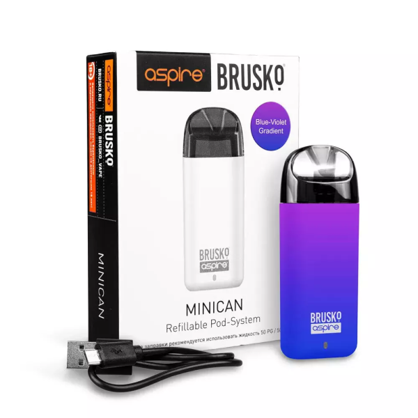 Brusko MINICAN (350 мАч, Синий,фиолетовый) в Иркутске
