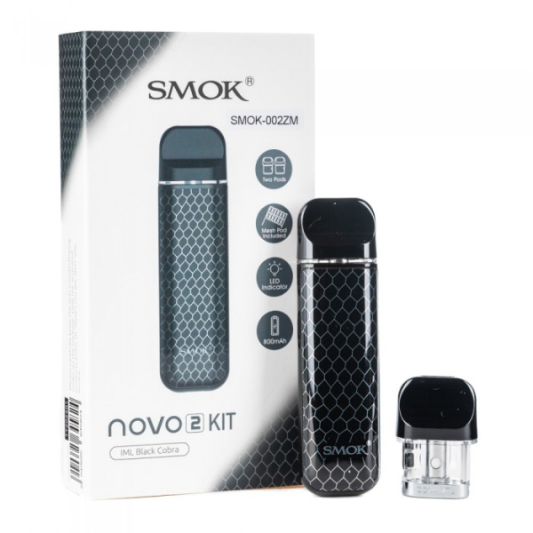 POD-система SMOK Novo 2 Pod 800 mAh Black Carbon в Иркутске