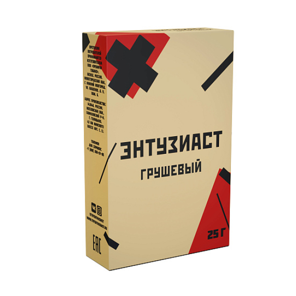 Табак ЭНТУЗИАСТ ГРУШЕВЫЙ 25 гр в Иркутске