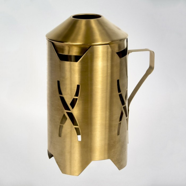 Колпак HOOB Windcover золотой для кальяна в Иркутске