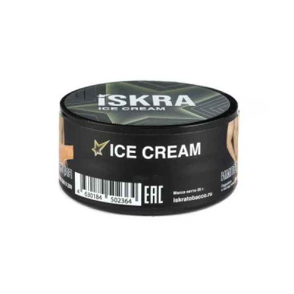 Табак Iskra Ice Cream (Сливочное мороженое) 25 гр в Иркутске