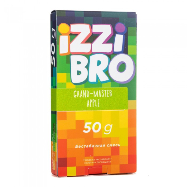 Смесь IZZIBRO GRAND master Apple (Ледяное Зеленое Яблоко) 50 гр в Иркутске