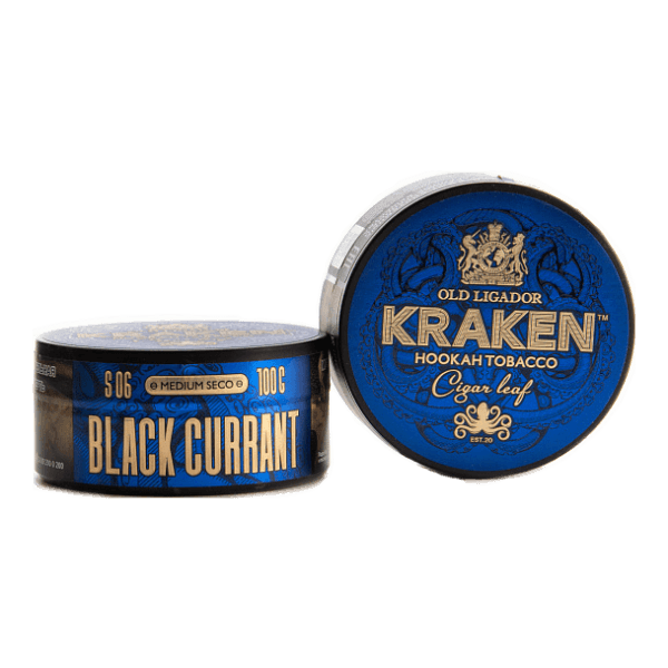 Табак Kraken Medium Seco Black Currant (Черная Смородина) 100 гр в Иркутске