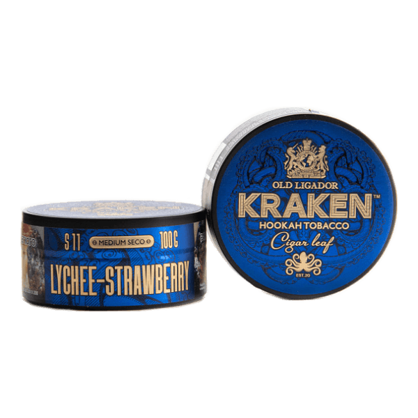 Табак Kraken Medium Seco Lychee strawberry (Личи и клубника) 100 гр в Иркутске