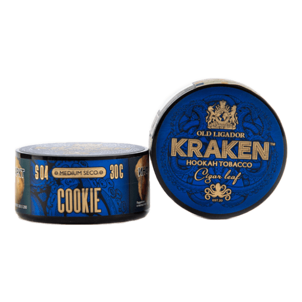 Табак Kraken Medium Seco Cookie (Печенье) 30 гр в Иркутске