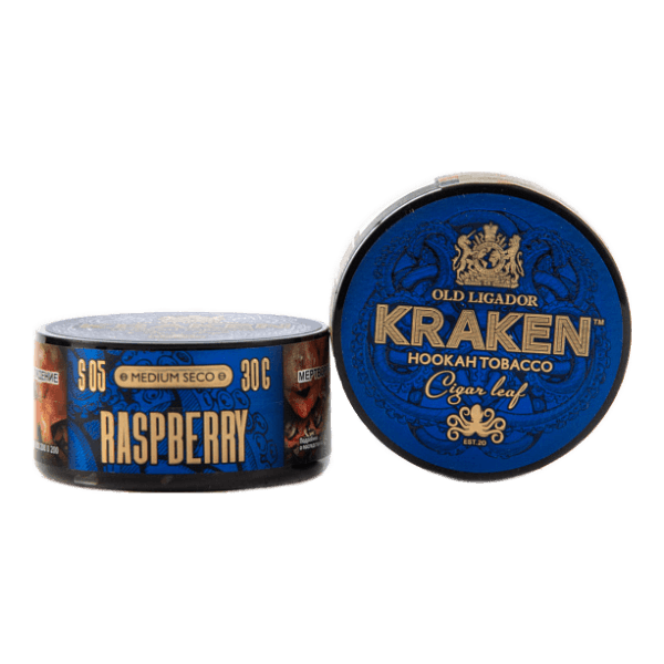 Табак Kraken Medium Seco Raspberry (Малина) 30 гр в Иркутске