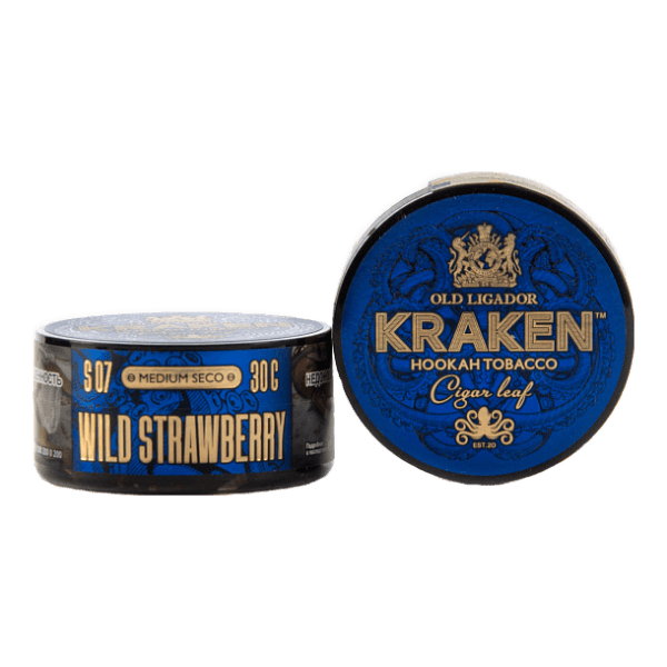 Табак Kraken Medium Seco wild strawberry (Земляника) 30 гр в Иркутске