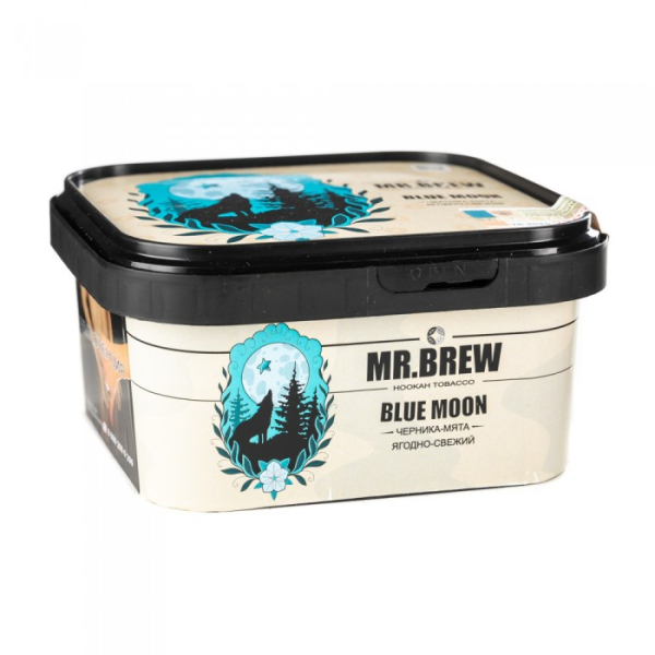 Табак Mr Brew Blue Moon (Черника с мятой) 200 гр в Иркутске