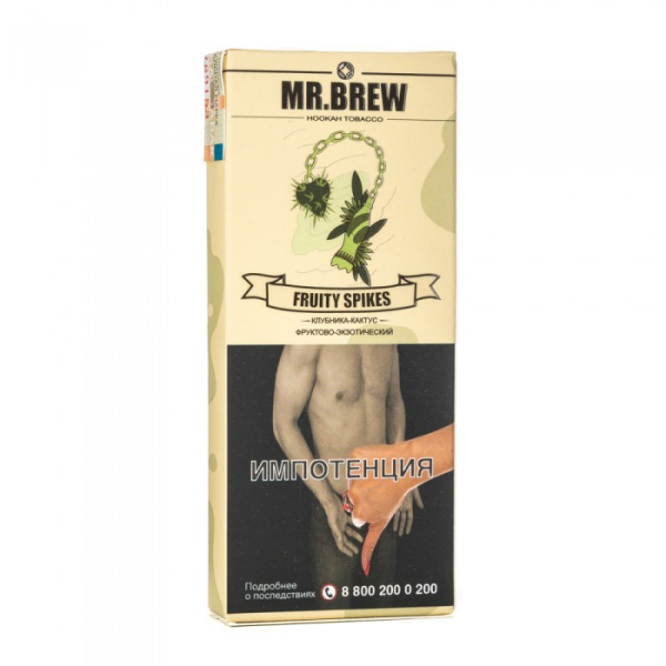 Табак Mr Brew Fruity Spikes (Клубничный сок с кактусом и фейхоа) 40 гр в Иркутске
