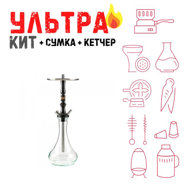 Набор с кальяном  Maklaud Dzen F/Sr ВСЕ ВКЛЮЧЕНО в Иркутске
