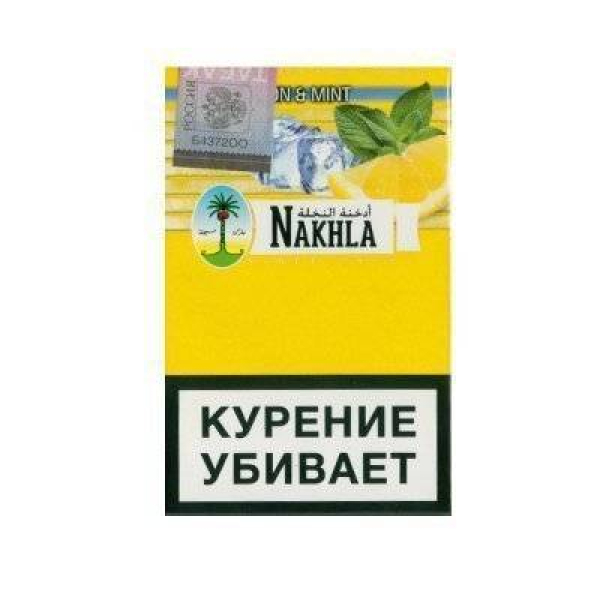 Кальянный табак Nakhla New Ice Lemon mint 50 гр в Иркутске
