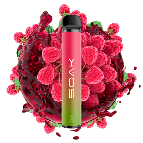 SOAK X Raspberry Soda (Малиновая газировка), 1500 тяг в Иркутске