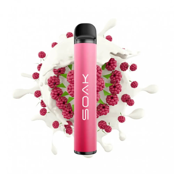 SOAK X Raspberry Yogurt (Малиновый йогурт), 1500 тяг в Иркутске