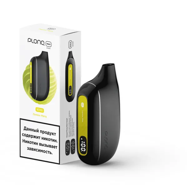 Plonq Max Smart Лимон Мята (8000 Затяжек) 20 Мг в Иркутске