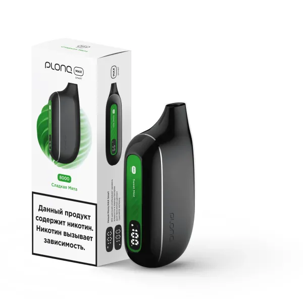Plonq Max Smart Сладкая Мята (8000 Затяжек) 20 Мг в Иркутске