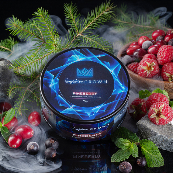 Табак Sapphire Crown Pineberry (Ягоды хвоя Мята) 100 гр в Иркутске