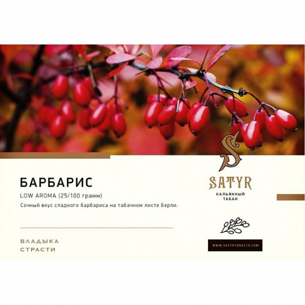 Табак Satyr Barberry 100 грамм в Иркутске