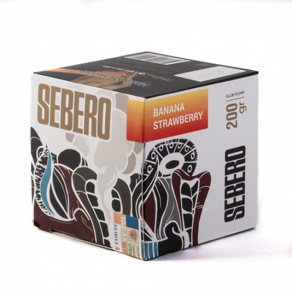 Табак SEBERO BANANA STRAWBERRY 200 грамм в Иркутске