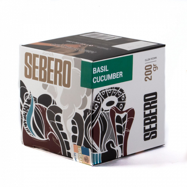 Табак SEBERO BASIL CUCUMBER 200 грамм в Иркутске