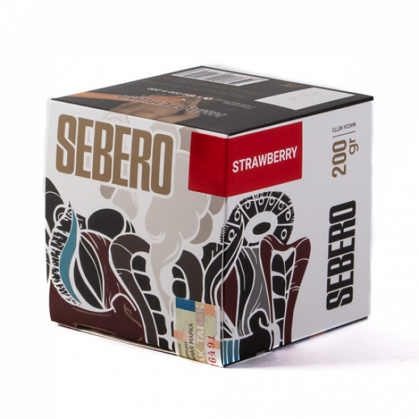 Табак SEBERO STRAWBERRY 200 грамм в Иркутске