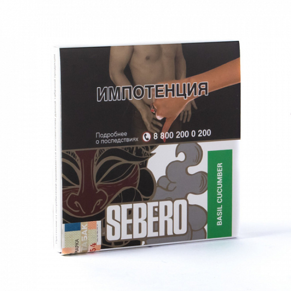 Табак SEBERO BASIL CUCUMBER 40 грамм в Иркутске