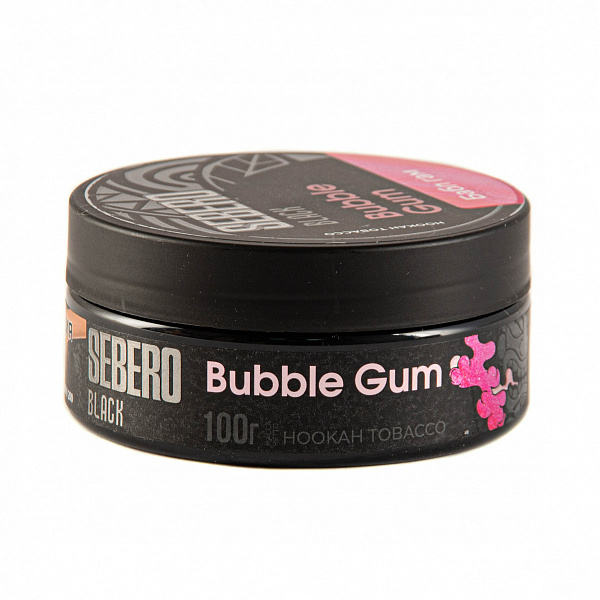 Табак SEBERO BLACK BUBBLE GUM 100 гр в Иркутске