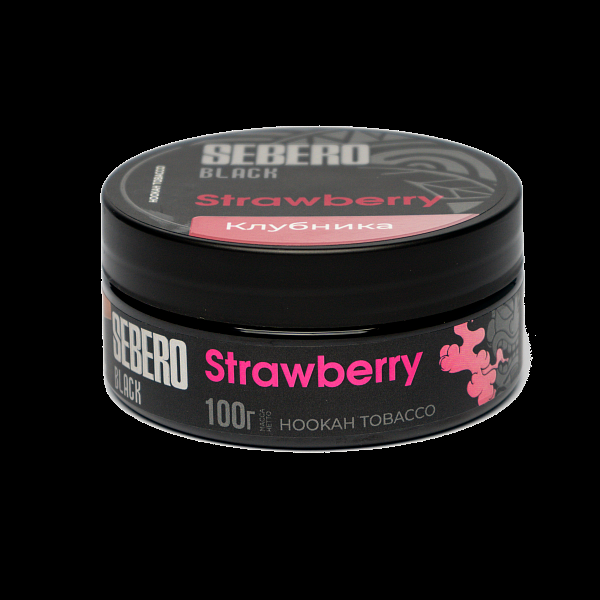 Табак SEBERO BLACK STRAWBERRY 100 гр в Иркутске