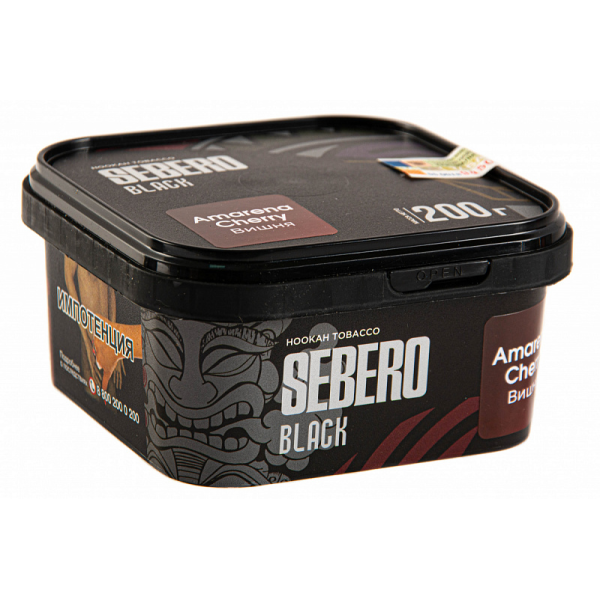 Табак SEBERO BLACK AMARENA CHERRY 200 гр в Иркутске
