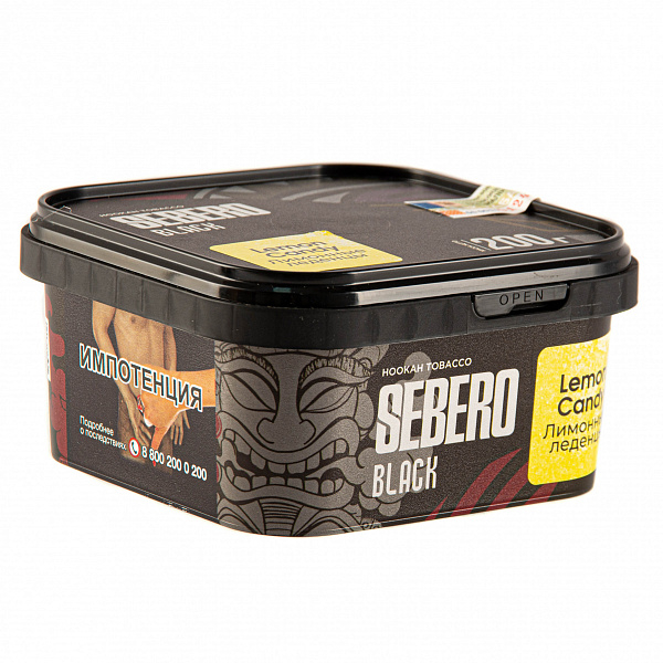 Табак SEBERO BLACK LEMON CANDY 200 гр в Иркутске