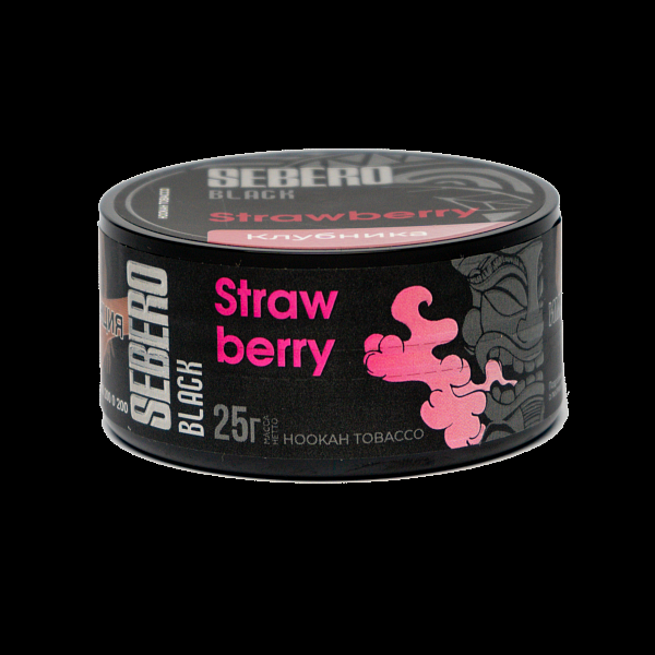 Табак SEBERO BLACK STRAWBERRY 25 гр в Иркутске