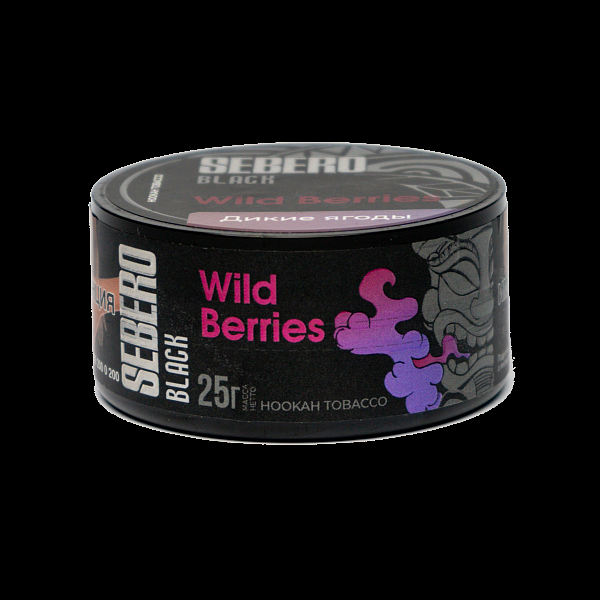 Табак SEBERO BLACK WILD BERRIES 25 гр в Иркутске