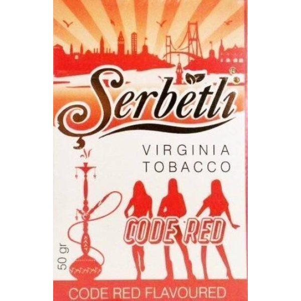 Табак Serbetli Code Red 50 грамм в Иркутске