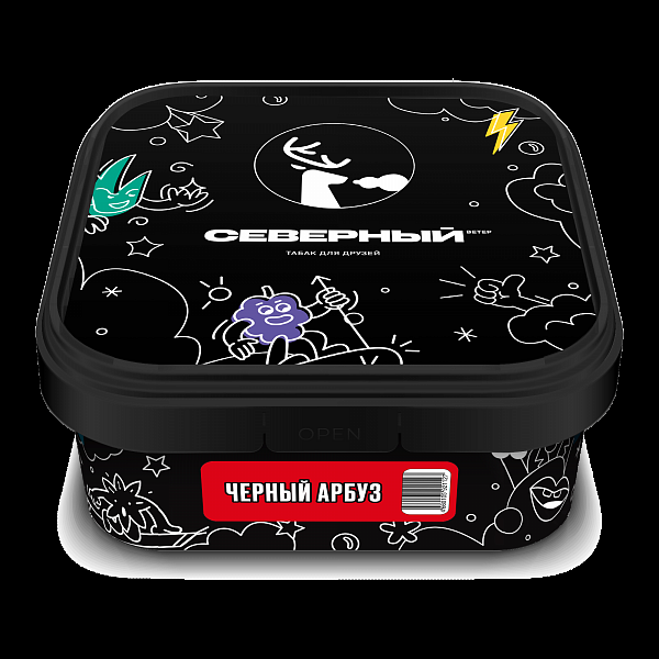 Табак СЕВЕРНЫЙ ЧЁРНЫЙ АРБУЗ 250 гр в Иркутске