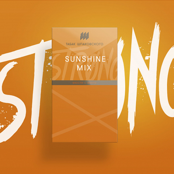 Табак Шпаковского Strong Sunshine MIx (Мюсли Манго) 40 гр в Иркутске