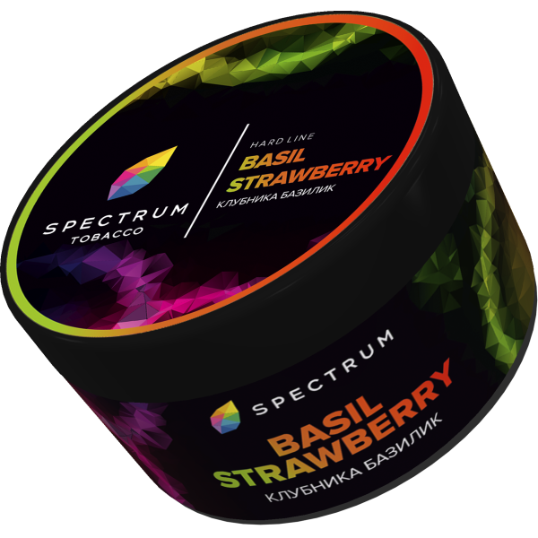 Табак Spectrum Hard BasilStrawberry 200 грамм в Иркутске